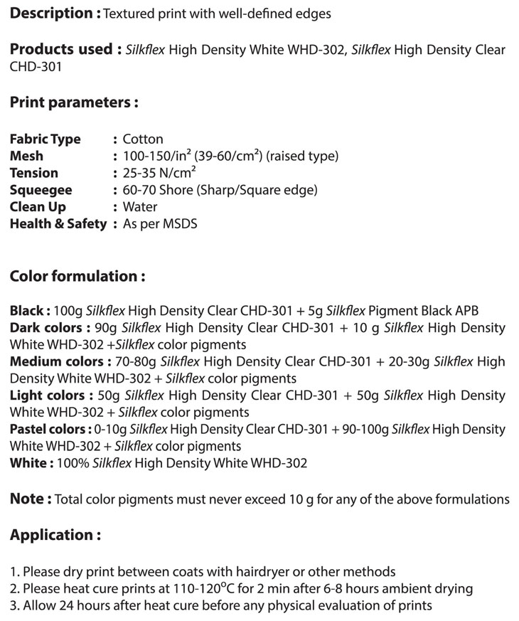 SILKFLEX HIGHDENSITY RUBBER CLEAR CHD-301